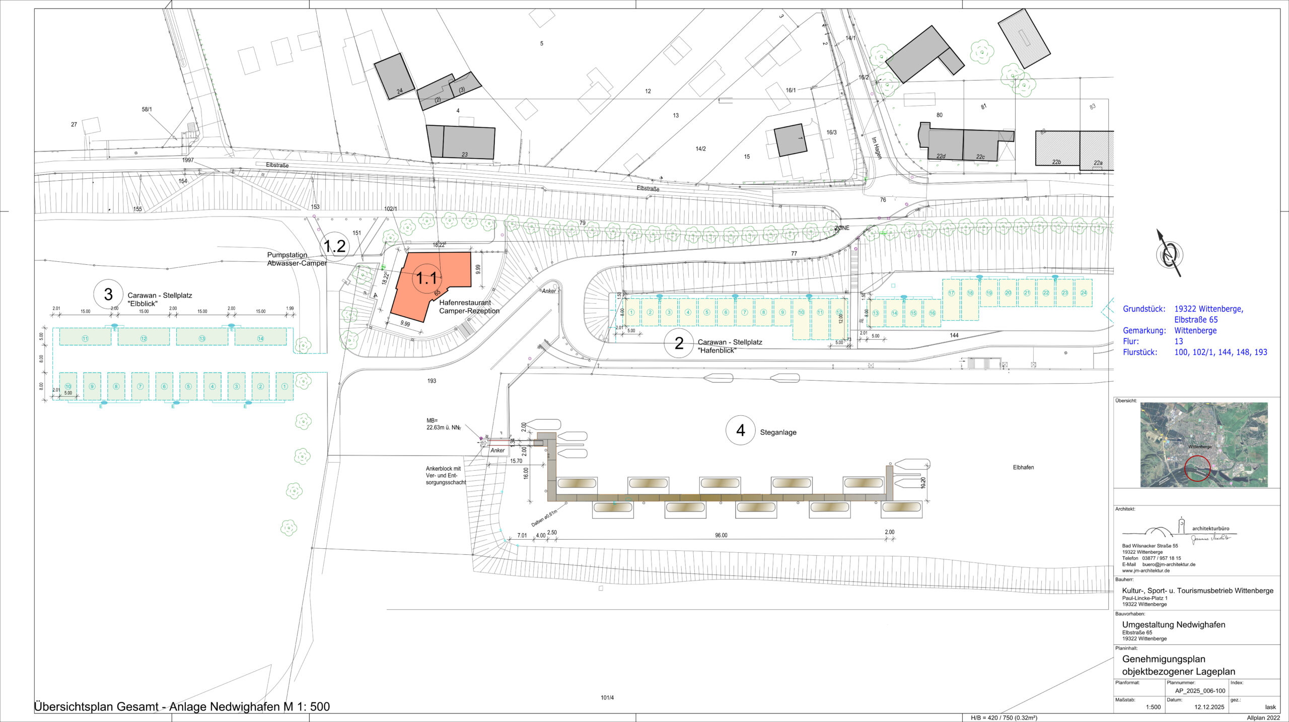 Wittenberge Stellplatzplan
